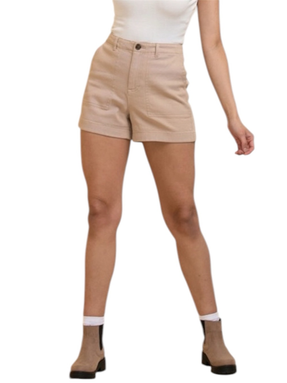 NWT Ricki’s Khaki Utility Shorts Size 12